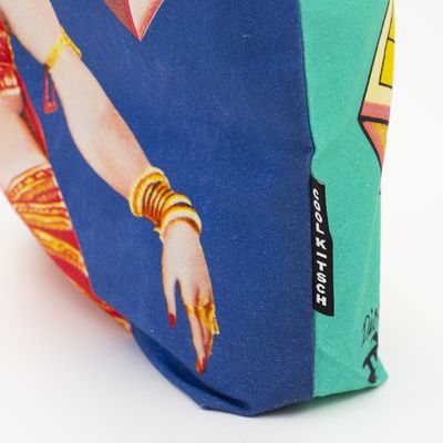 Tea towel - China Rose/Cock Matches Shopper Bag - COOLKITSCH
