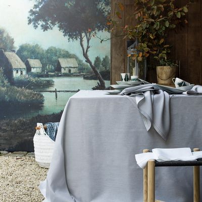 Table linen - Florence Argent - Napkin, placemat, tablerunner and tablecloth - ALEXANDRE TURPAULT