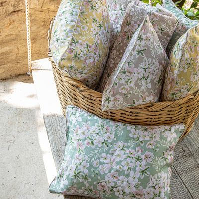 Throw blankets - Bloom Or - Quilt and cushion case - ALEXANDRE TURPAULT