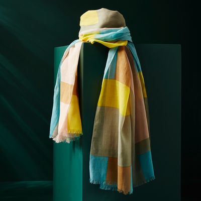 Scarves - MAUPITI ORGANIC COTTON MEN'S SCARF - AV08 PARIS