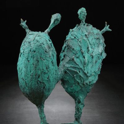 Sculptures, statuettes and miniatures - Happy Together Bronze Sculpture - GALLERY CHUAN