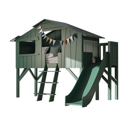 Lits - LIT CABANE ET TOBOGGAN - MATHY BY BOLS