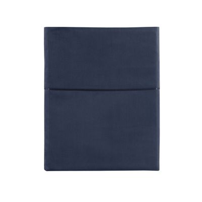 Linge de lit - Teophile Marine - Parure de lit en satin de coton - ALEXANDRE TURPAULT