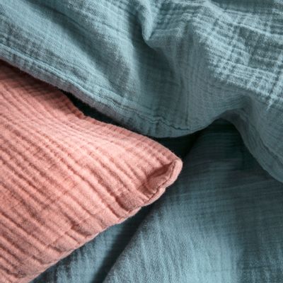 Bed linens - Double gaze de coton Tendresse Alpin - Duvet set - ESSIX
