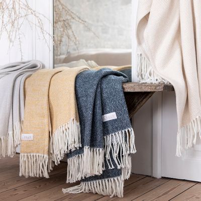 Linge de lit - Cocon Gris Perle - Plaid - ESSIX