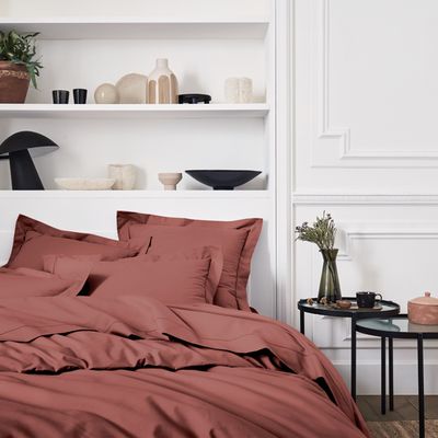 Linge de lit - Percale de coton Royal line Bois de Rose - Parure de lit - ESSIX
