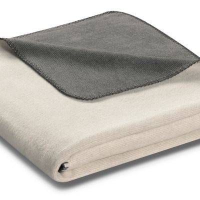 Throw blankets - Melange Doubleface Blanket - BIEDERLACK