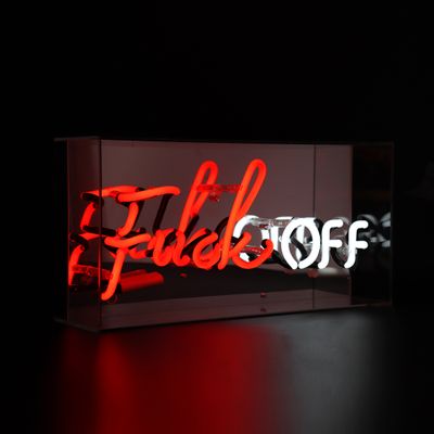 Lampes de table - Boîte à néon « Fuck Off » en acrylique - LOCOMOCEAN