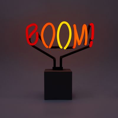 Lampes de bureau - NÉON SUR SOCLE « BOOM » - LOCOMOCEAN