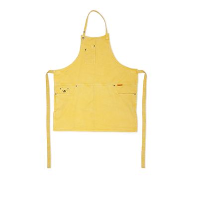 Tabliers de cuisine - Tablier 5 Poches, Coupe Slim, Coton Biologique - Jaune - DUTCHDELUXES INTERNATIONAL