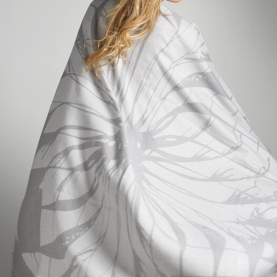 Scarves - Blanket Throw 100% Baby Alpaca Jacquard. Luxury and Sustainable. Natural  fibers - PUEBLO