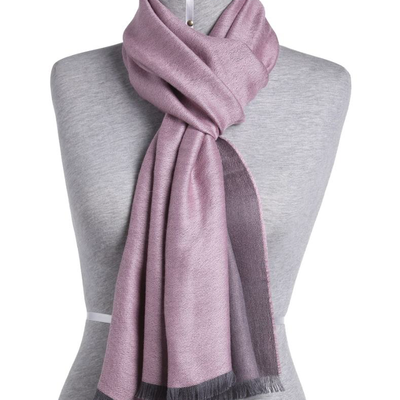 Plaids - Châle pour bébé en alpaga et soie, double face. Fibre naturelle. Luxe et durabilité - PUEBLO