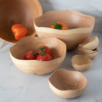 Platter and bowls - Mango Wood bowls - BE HOME
