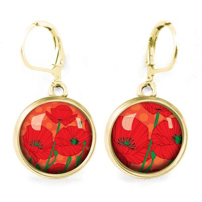 Jewelry - Sleepers earrings Poppy - Gold - LES JOLIES D'EMILIE