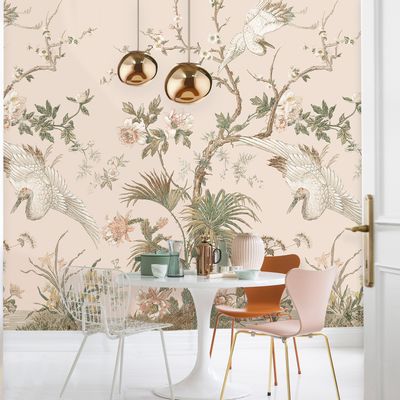 Autres décorations murales - Papier peint panoramique FLEURS DE PRUNIER - LE GRAND SIÈCLE