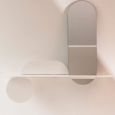 Etagères - Etagère SIMPLY - White avec miroir - MADEMOISELLE JO
