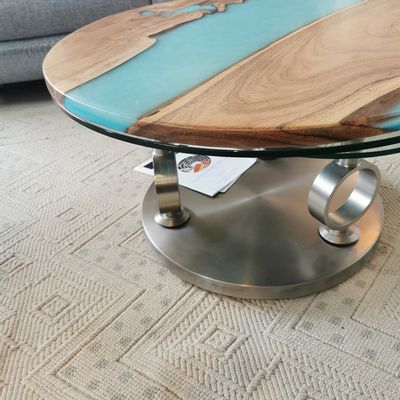 Decorative objects - Epoxy table. - LA SEVE DES BOIS