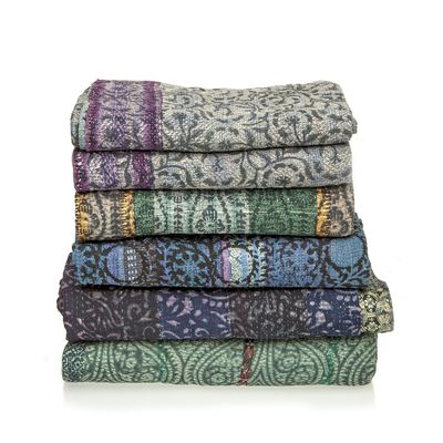 Plaids - Plaids - Kantha Sari artiste - VAN VERRE