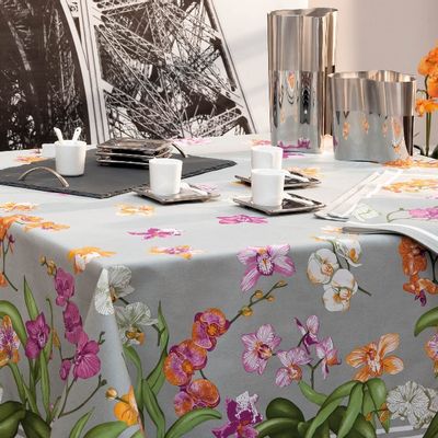 Linge de table textile - Nappe Orchidées - BEAUVILLÉ