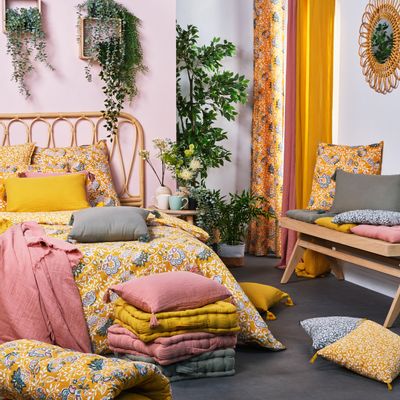 Bed linens - Coussin Arty - MAISON LEFEBVRE
