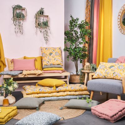 Bed linens - Coussin Arty - MAISON LEFEBVRE