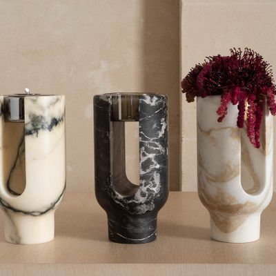 Design objects - LYRA CANDLEHOLDER, FLOWER VASE - OOUMM