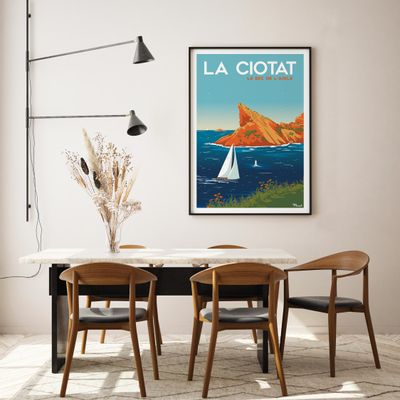 Affiches - Affiche LA CIOTAT "Le Bec de l'Aigle" - MARCEL TRAVEL POSTERS