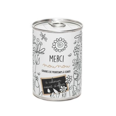 Children's arts and crafts - Sowing kit\" Merci Nounou\” Made in France - MAUVAISES GRAINES