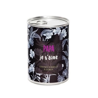 Cadeaux - Kit à semer "Papa, je t'aime" fabriqué en france - MAUVAISES GRAINES