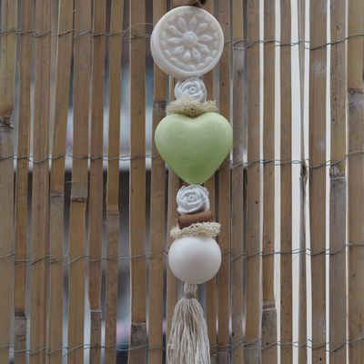 Objets de décoration - Tresse à savons décorative et parfumée Yasmine - NATURE A SUIVRE