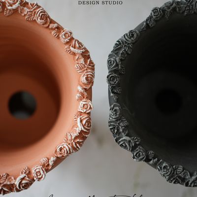 Poterie - Agave Venus, pot de fleurs, terre cuite à la main - ATRIUM DESIGN STUDIO