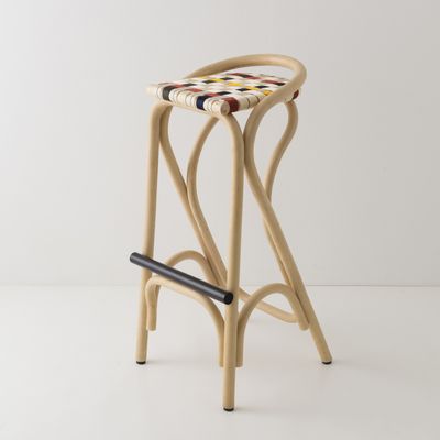 Tabourets - VIRAGE rattan bar stool - ORCHID EDITION