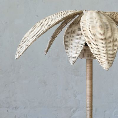 Lampes à poser - Lampadaire en rotin Palm - MAHE HOMEWARE
