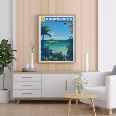 Affiches - Affiche GUADELOUPE "Le Gosier" - MARCEL TRAVELPOSTERS