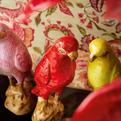 Decorative objects - PORCELAIN PARROT - G & C INTERIORS A/S