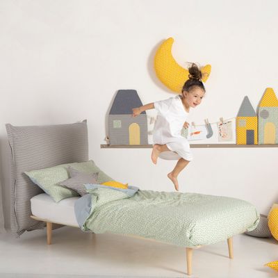 Lits - TESTONE - Lit à taille réglable - AMICHETTI - MISCIMU'                               AMICI DI STOFFA