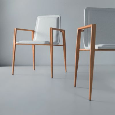 Chaises - Chaise MUSA - métal+cuir - DOIMO BRASIL