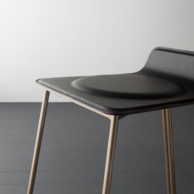 Tabourets - Tabouret DROPS- métal+cuir - DOIMO BRASIL