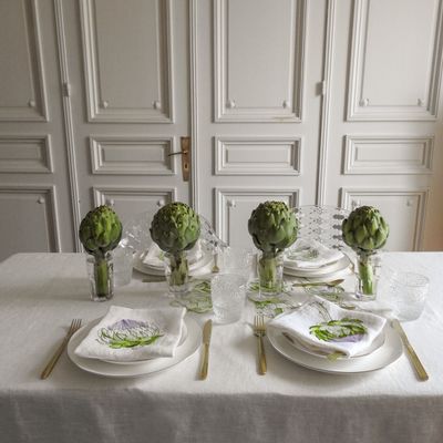 Table linen - Table runner ARTICHOKE mod.1 - ARTIPARIS