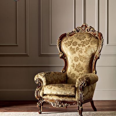 Tissus d'ameublement - Fauteuil Classique - MODENESE LUXURY FURNITURE