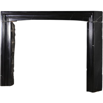 Pièces uniques - Cheminée Intemporel En Marbre Noir De Belgique - MAISON LEON VAN DEN BOGAERT ANTIQUE FIREPLACES AND RECLAIMED DECORATIVE ELEMENTS