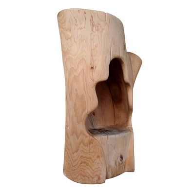 Fauteuils - PRÉSENCE (Cèdre) - Sculpture en bois - PRESENCE ART & DESIGN