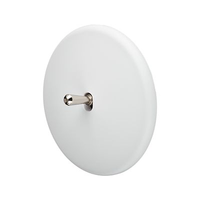 Decorative objects - Iris Modelec Lever Switch in Steel - Satin White - MODELEC