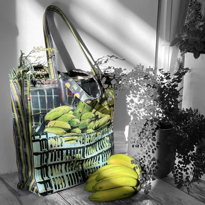 Bags and totes - Cushion (cover) Confiserie Boulangerie - MARON BOUILLIE
