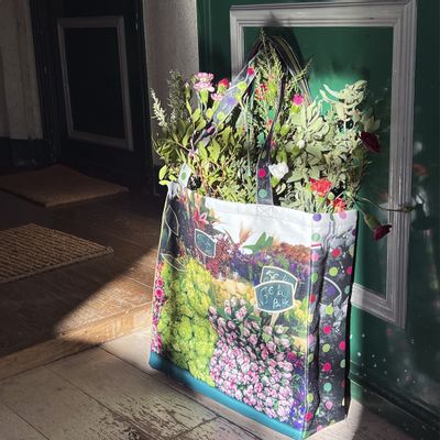 Sacs et cabas - Cabas du marché "Fleurs" - MARON BOUILLIE