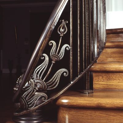 Pièces uniques - Balustrade en fer fait main - MITRAS ARCHITECTURAL METALWORK