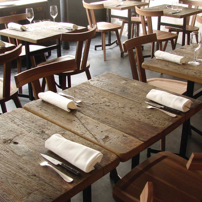 Tables Salle à Manger - Reclaimed wood table tops - ATMOSPHÈRE ET BOIS
