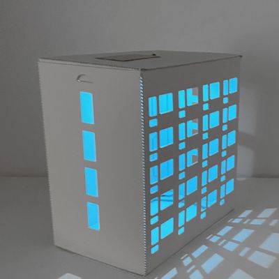 Children's arts and crafts - Immeuble BAUHAUS Sunpower MAX - LITOGAMI