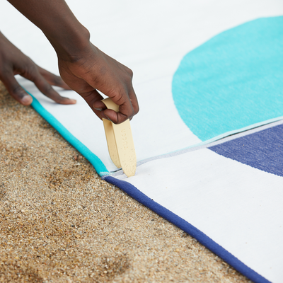 Apparel - "Mayeri" Premium organic cotton Light Beach Towel - TUCCA TOWELS