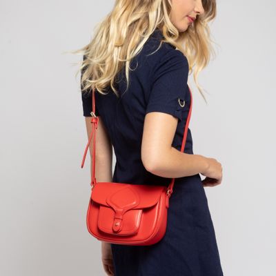 Bags and totes - Small leather crossbody bag PETITE GIBECIERE EMELYNE  - KATE LEE